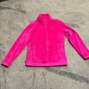 North Face Women’s Osito Lizzie Hot Pink Fleece Jacket Sz Medium